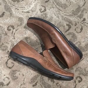 Men's Brown Leather Loafers
